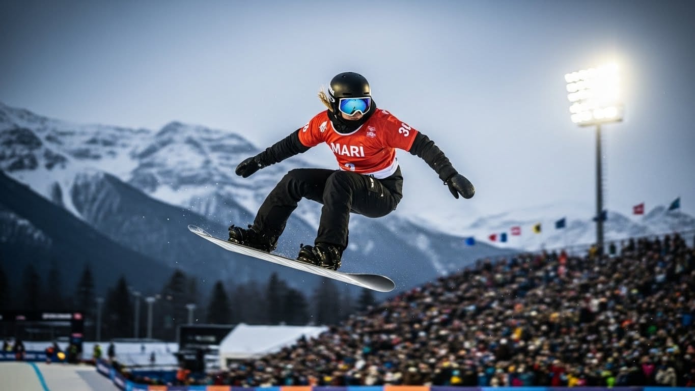 Fenômeno Japonês: Mari Fukada Brilha e Japão Domina o Pódio no Snowboard Big Air Mundial!